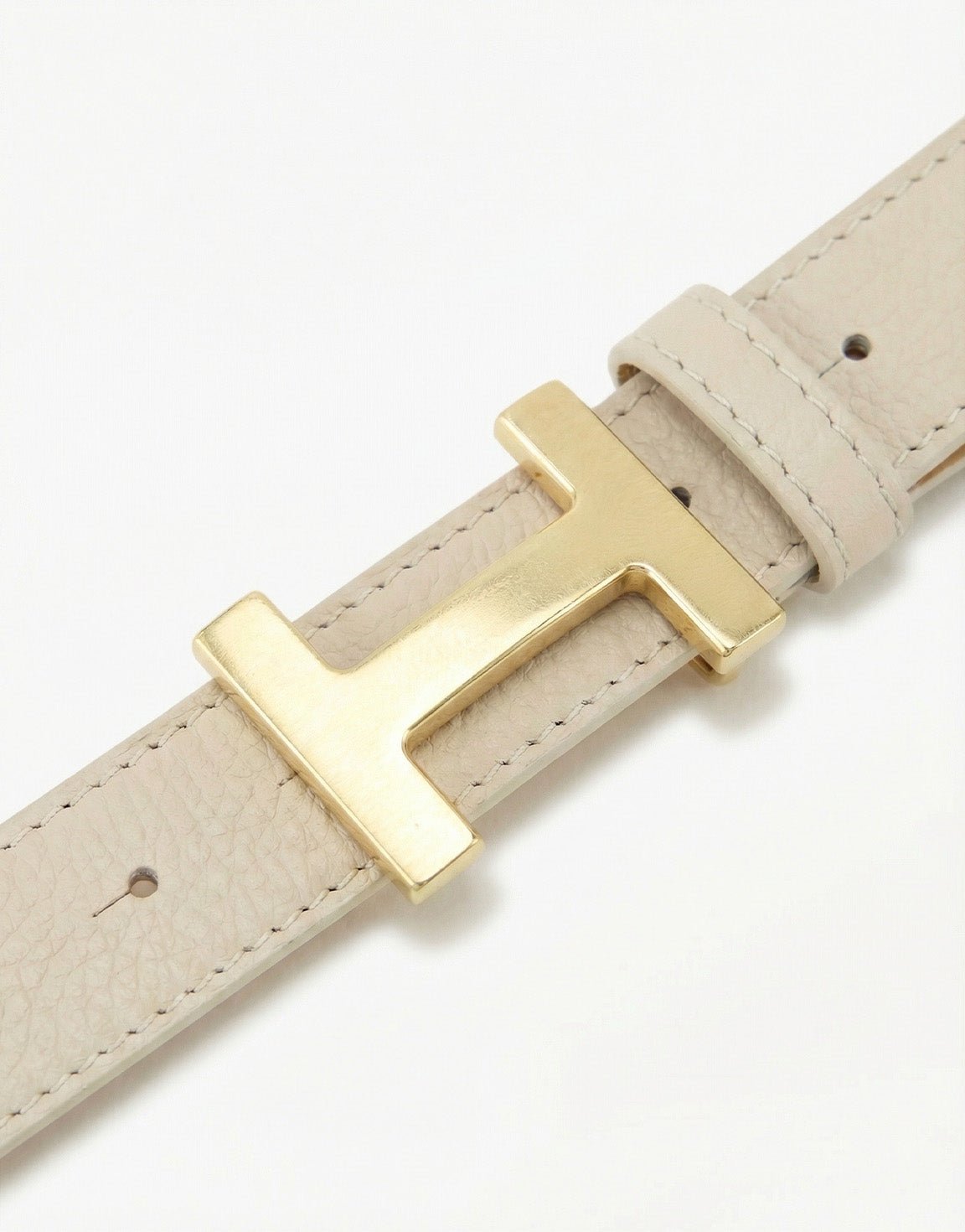 Beige H - Gesp - Riem - Olivia & Kate