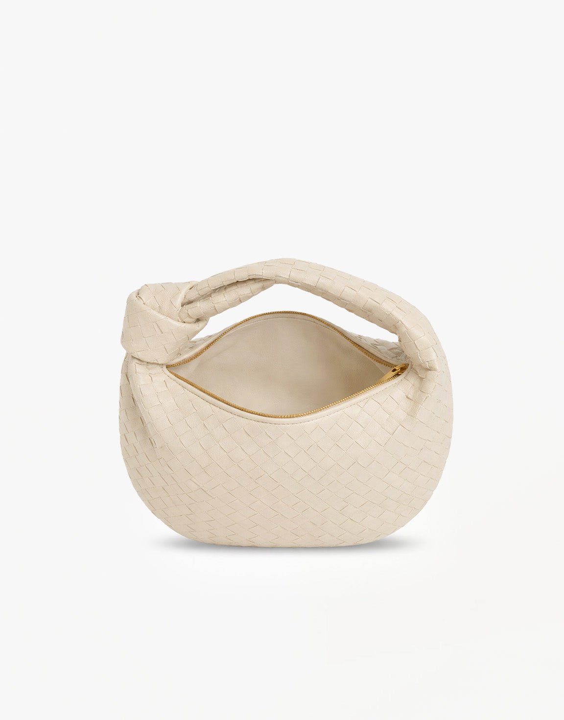 Beige Middel Gevlochten - Tas - Olivia & Kate