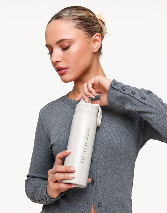 Beige Oliva & Kate Stainless Steel - Waterfles - Olivia & Kate