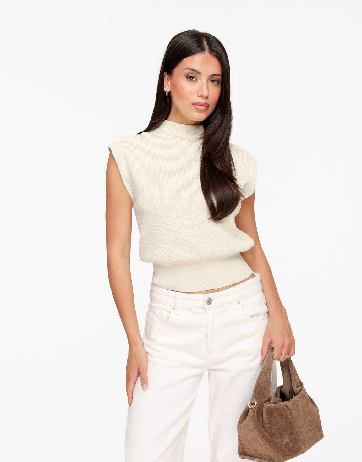 Beige Spencer - Top - Olivia & Kate