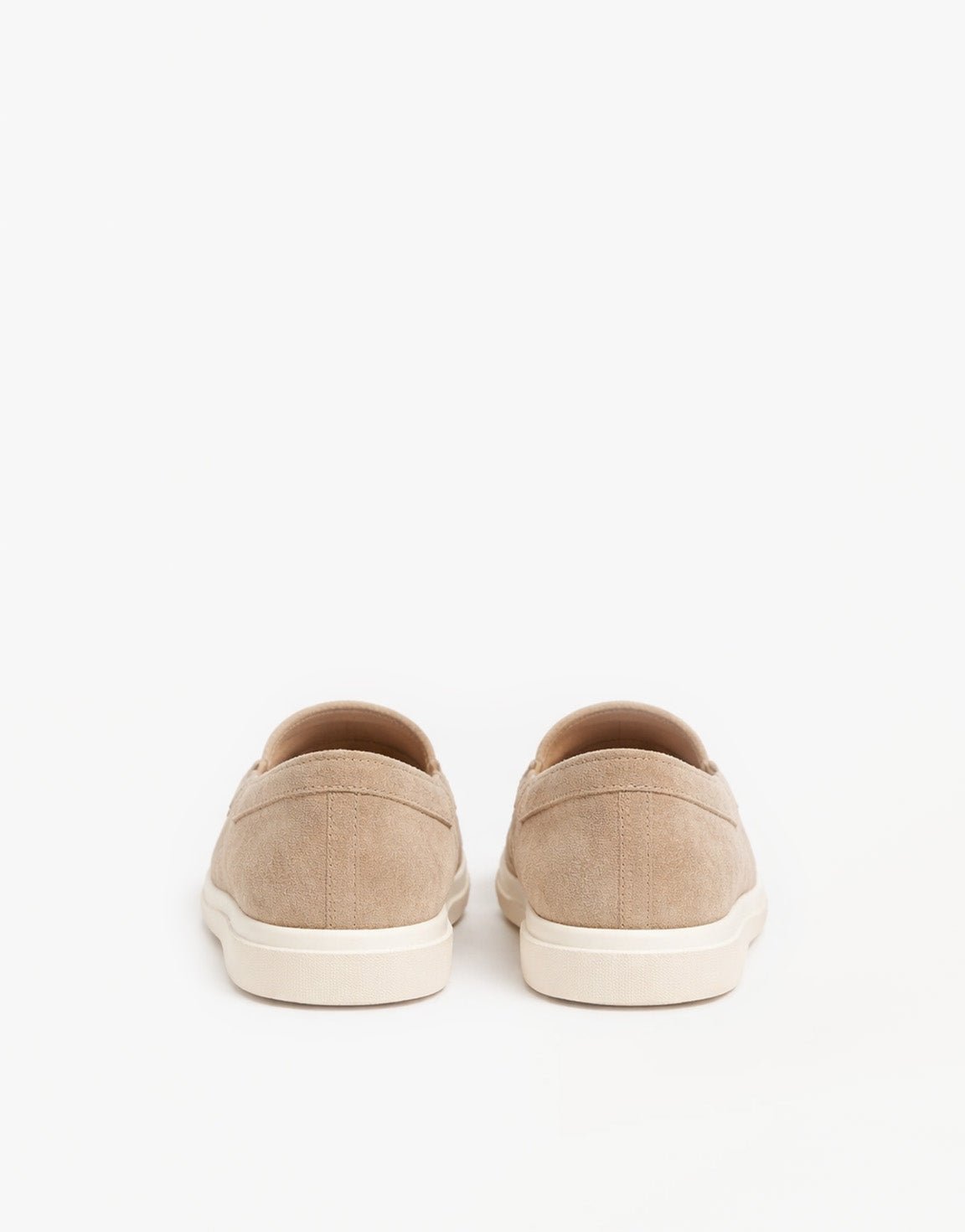 Beige Suede Details - Instappers - Olivia & Kate