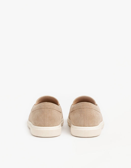 Beige Suede Details - Instappers - Olivia & Kate