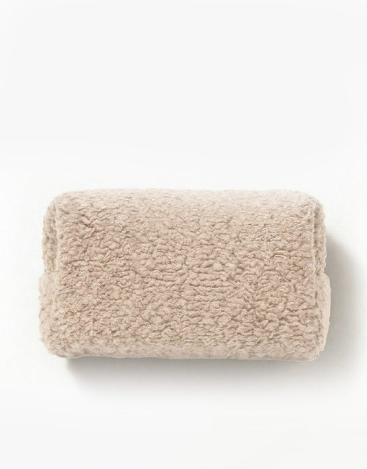 Beige Teddy Make - Up - Tas - Olivia & Kate