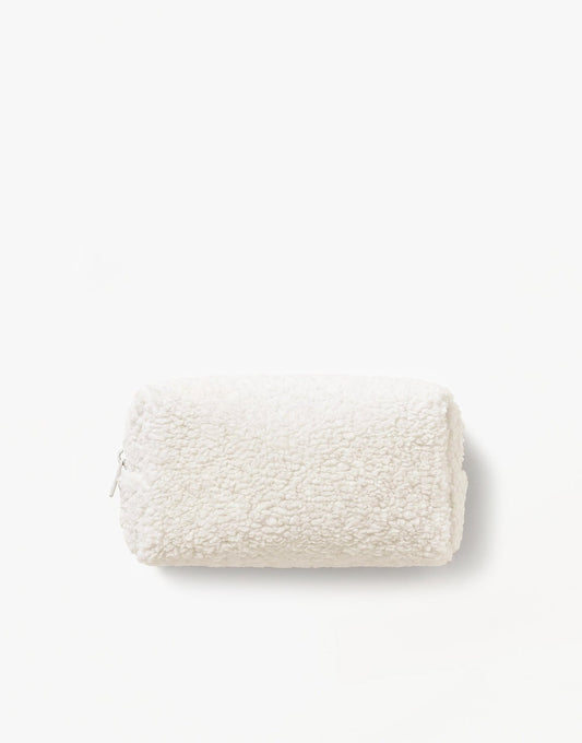 Beige Teddy Make - Up - Tas - Olivia & Kate