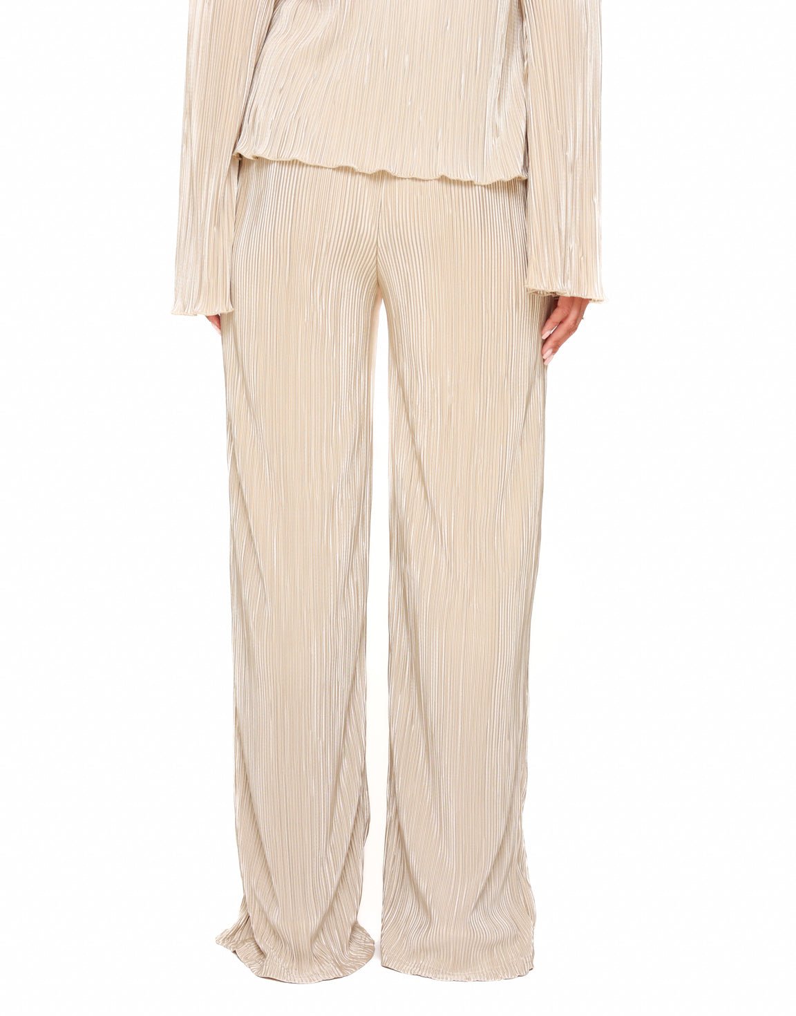 Beige Wikkel Plisse - Set - Olivia & Kate