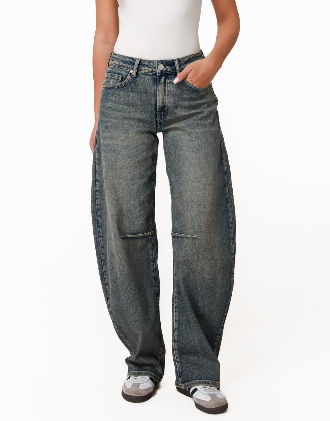 Blauwe Ballon - Spijkerbroek - Olivia & Kate