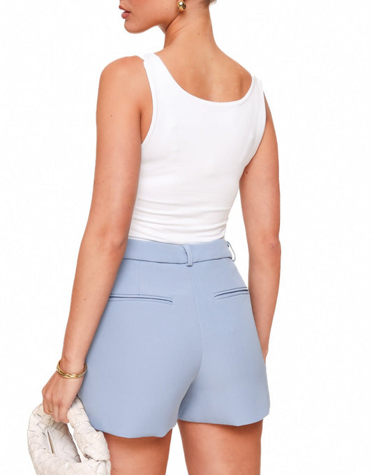 Blauwe Basic Lange Zomer - Set - Olivia & Kate