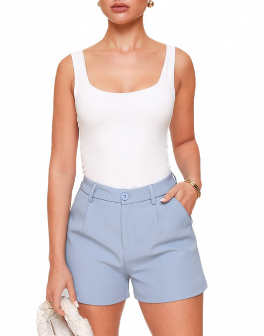 Blauwe Basic Lange Zomer - Set - Olivia & Kate