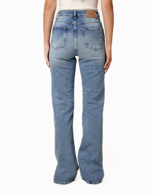 Blauwe Rechte - Spijkerbroek - Olivia & Kate