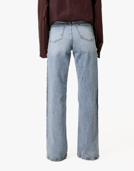 Blauwe Wijde Detail - Spijkerbroek - Olivia & Kate