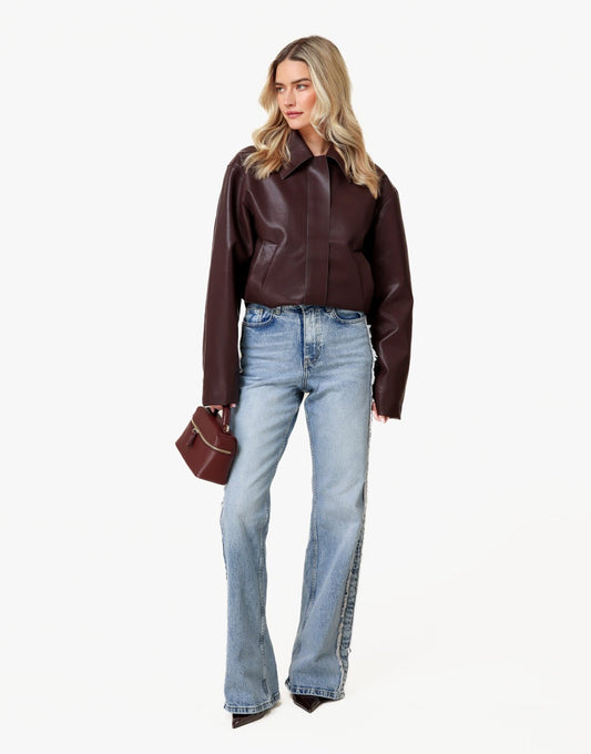 Blauwe Wijde Detail - Spijkerbroek - Olivia & Kate