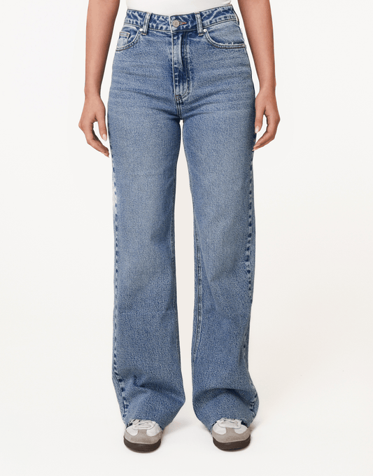 Blauwe Wijde Tall - Spijkerbroek - Olivia & Kate