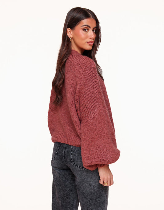 Blush Wollen Gebreide - Trui - Olivia & Kate