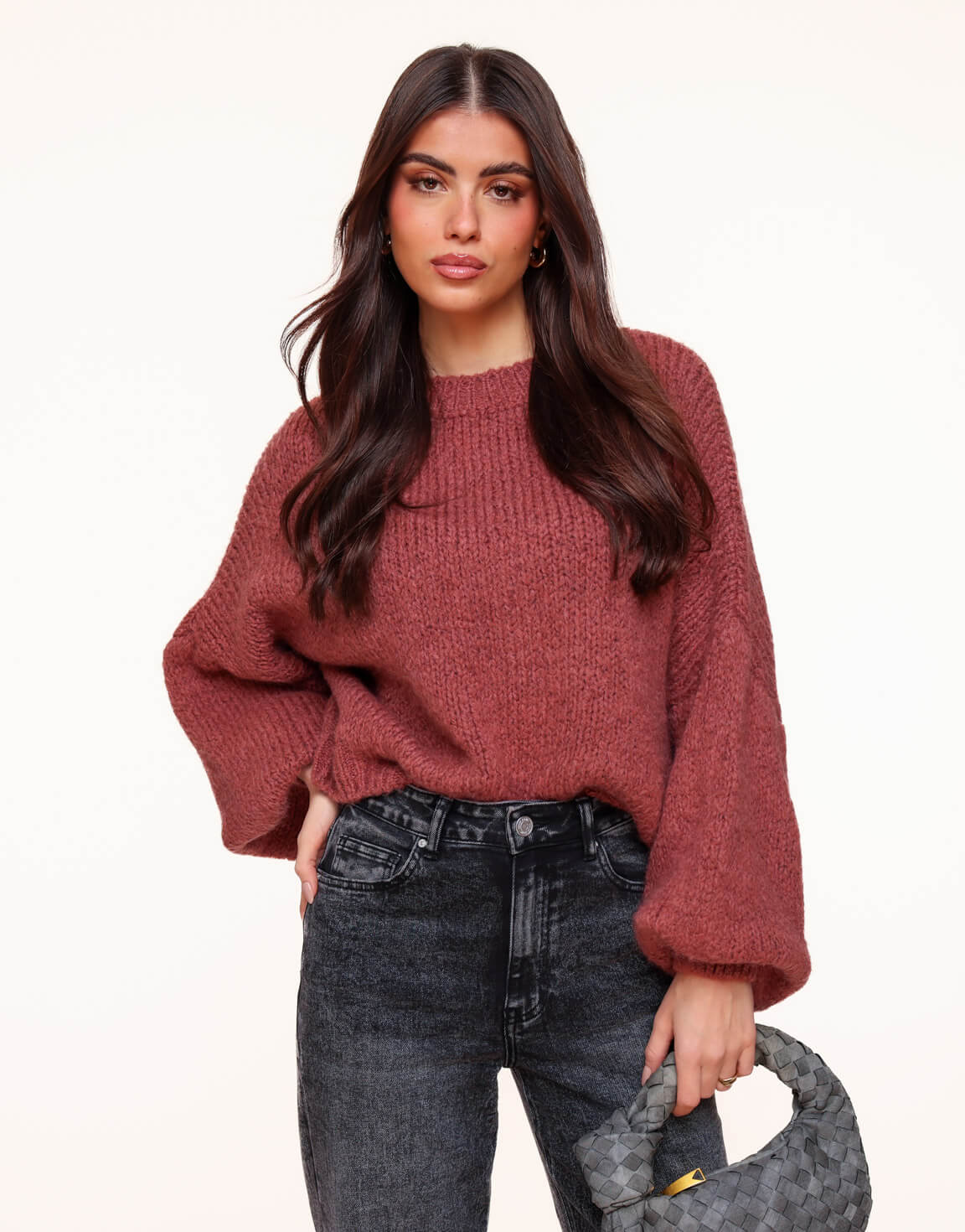 Blush Wollen Gebreide - Trui - Olivia & Kate