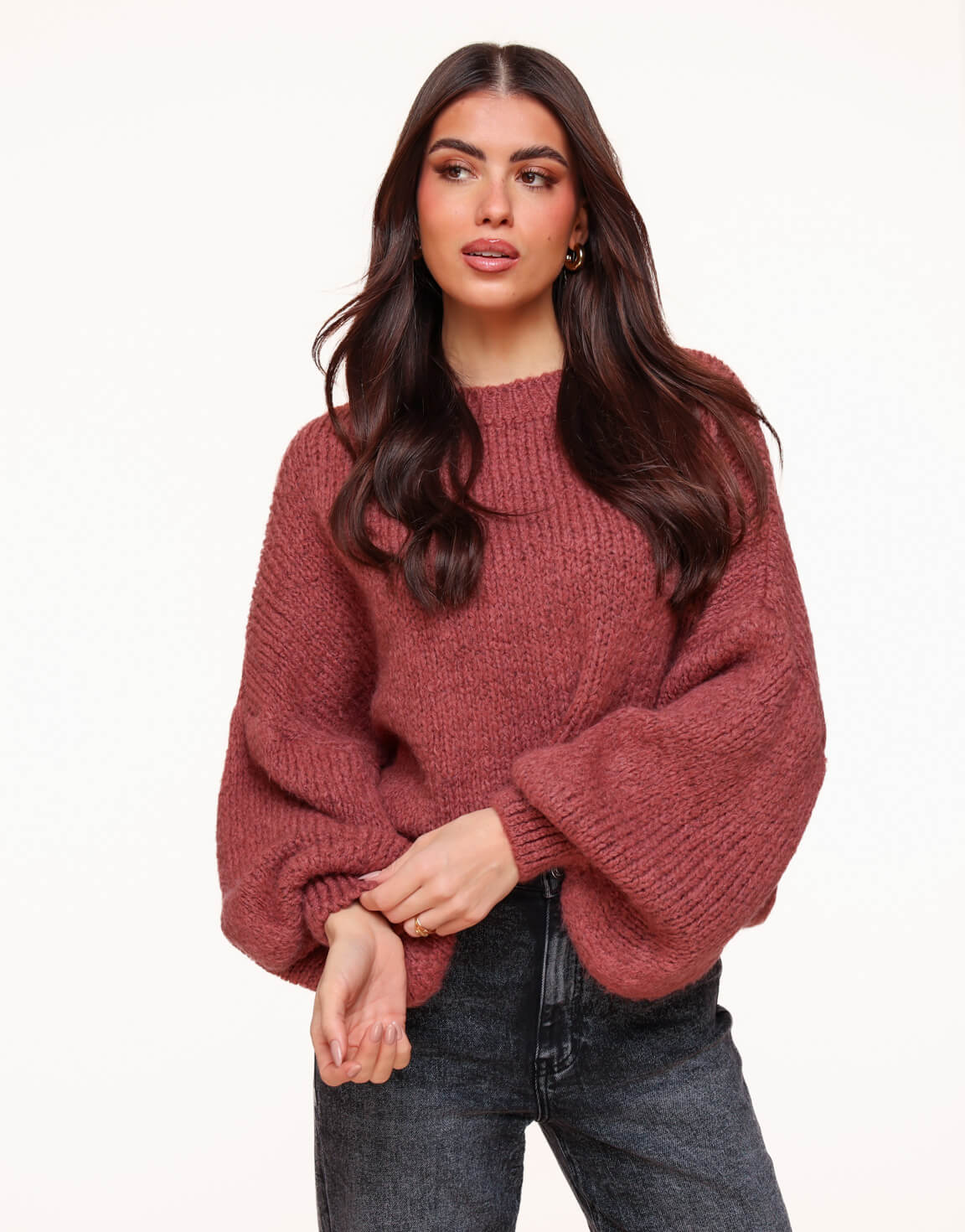 Blush Wollen Gebreide - Trui - Olivia & Kate