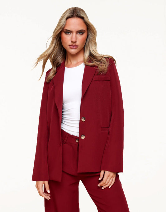 Bordeaux Edit - Blazer - Olivia & Kate