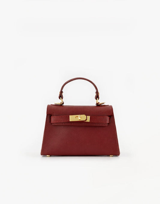 Bordeaux Gouden Details - Tas - Olivia & Kate