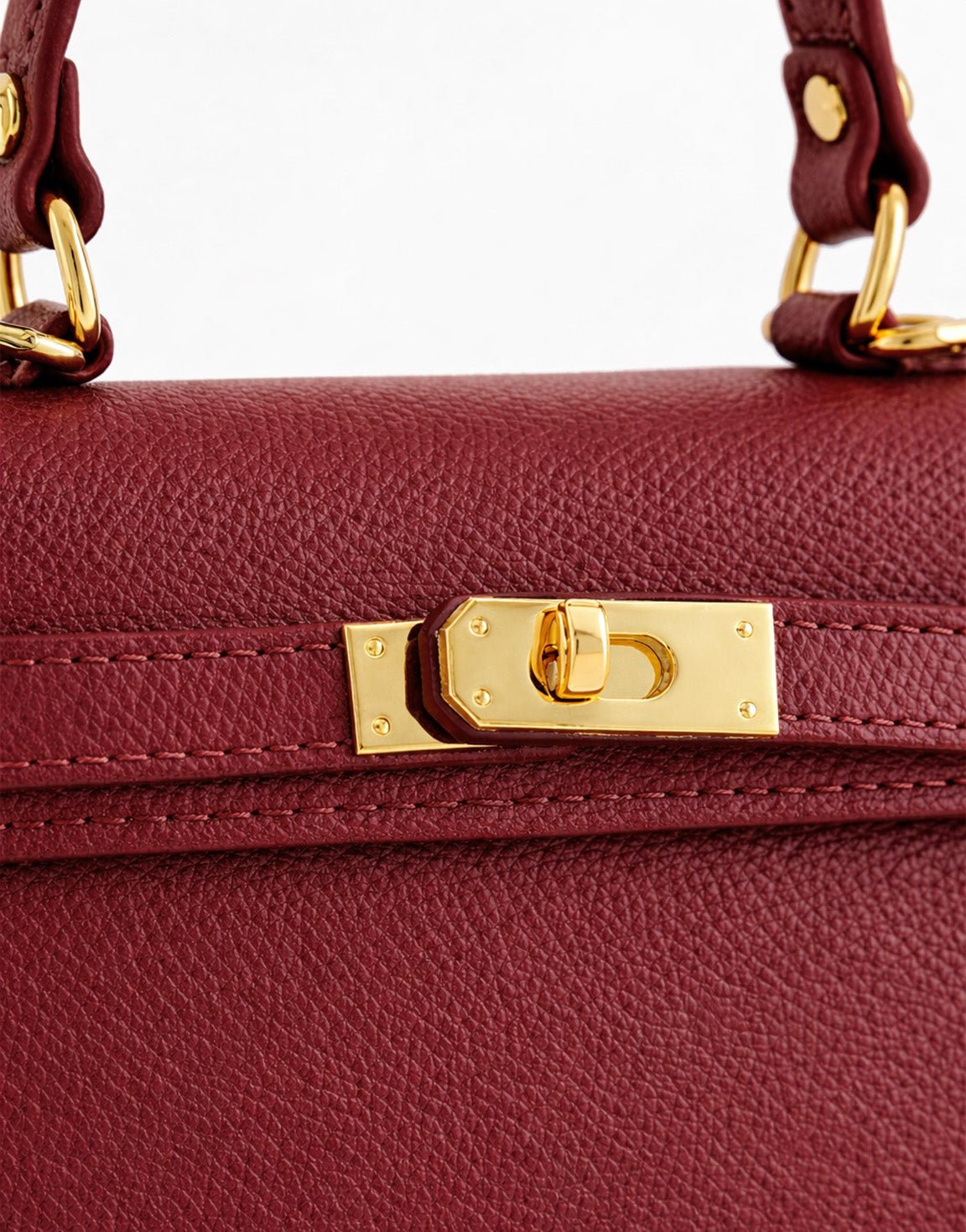 Bordeaux Gouden Details - Tas - Olivia & Kate
