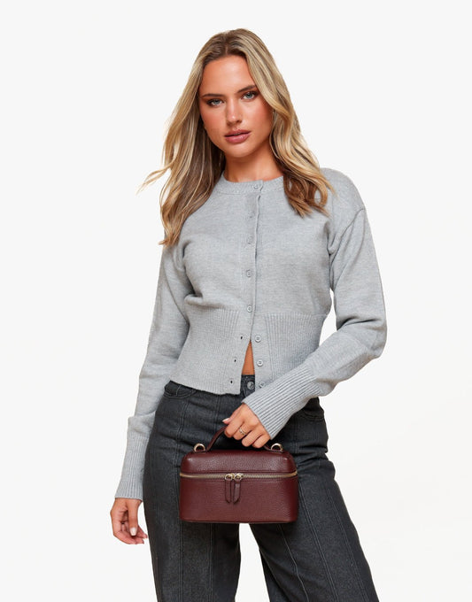 Bordeaux Rechthoekige - Tas - Olivia & Kate