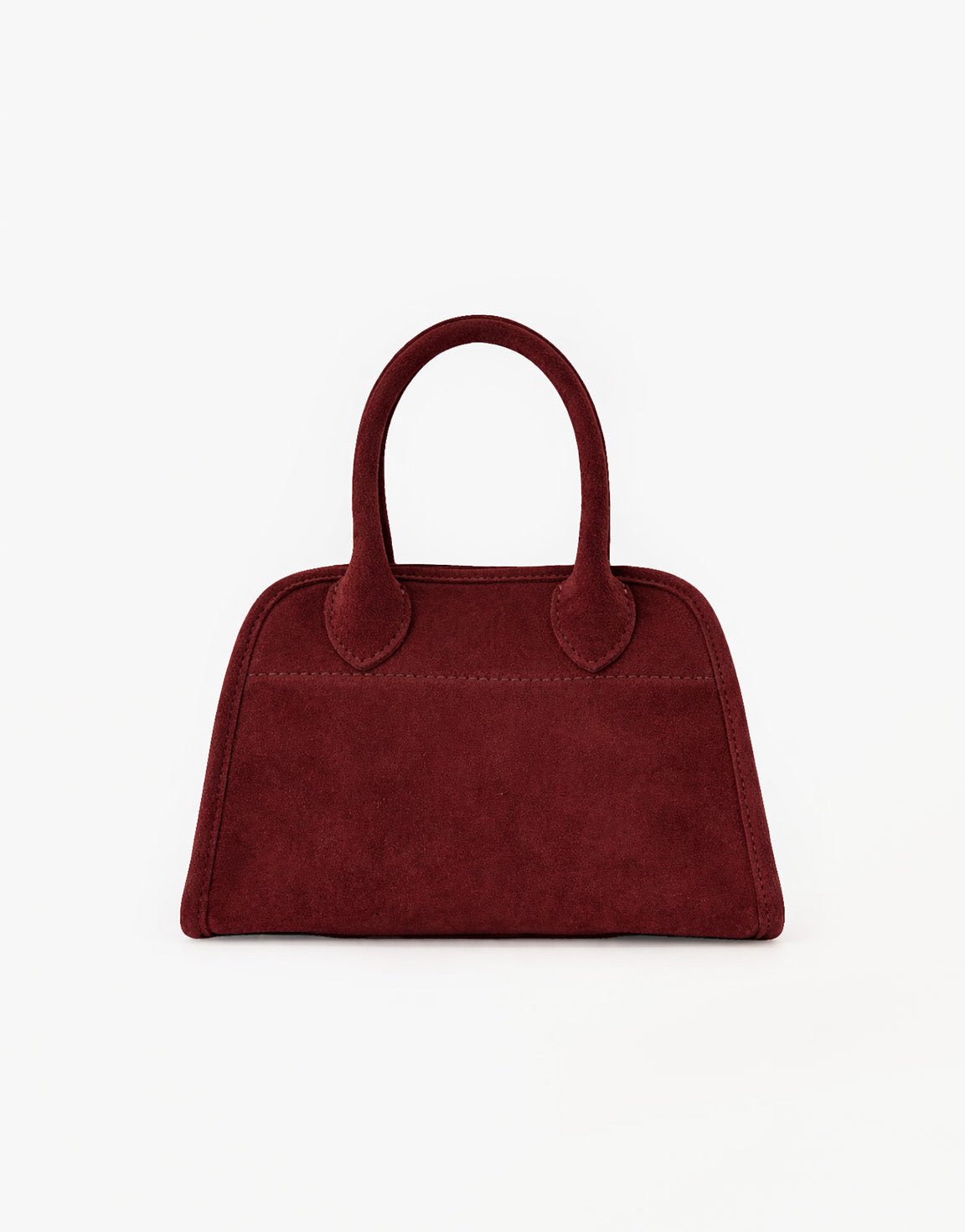 Bordeaux Suede - Handtas - Olivia & Kate