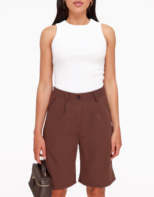 Bruine Basic Lange - Short - Olivia & Kate