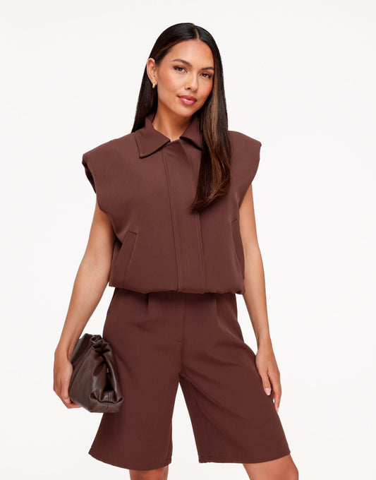 Bruine Basic Lange - Short - Olivia & Kate