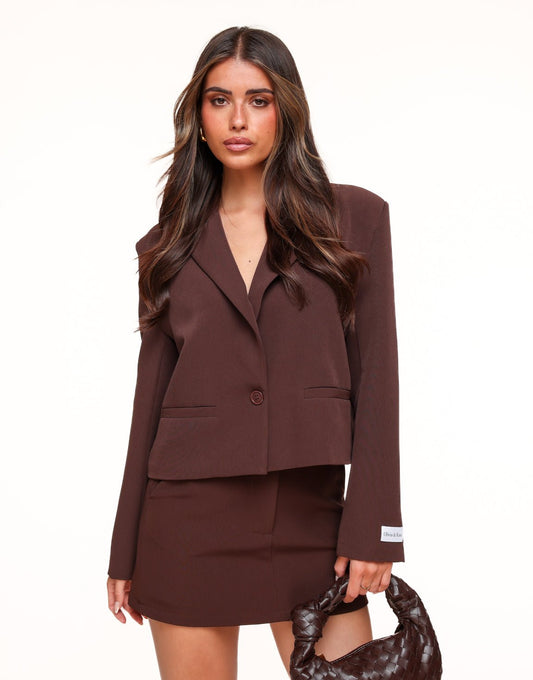 Bruine F/W Edit Cropped - Blazer - Olivia & Kate