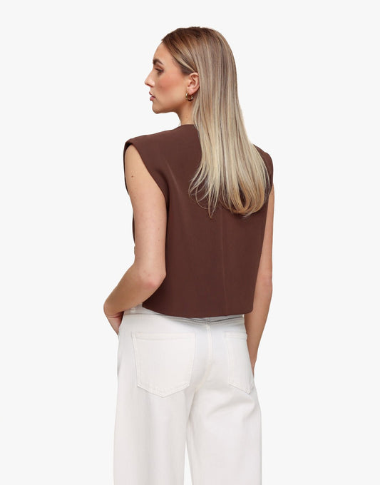Bruine F/W Edit Cropped - Gilet - Olivia & Kate