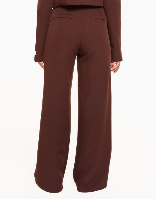 Bruine F/W Edit Hoge Taille - Pantalon - Olivia & Kate