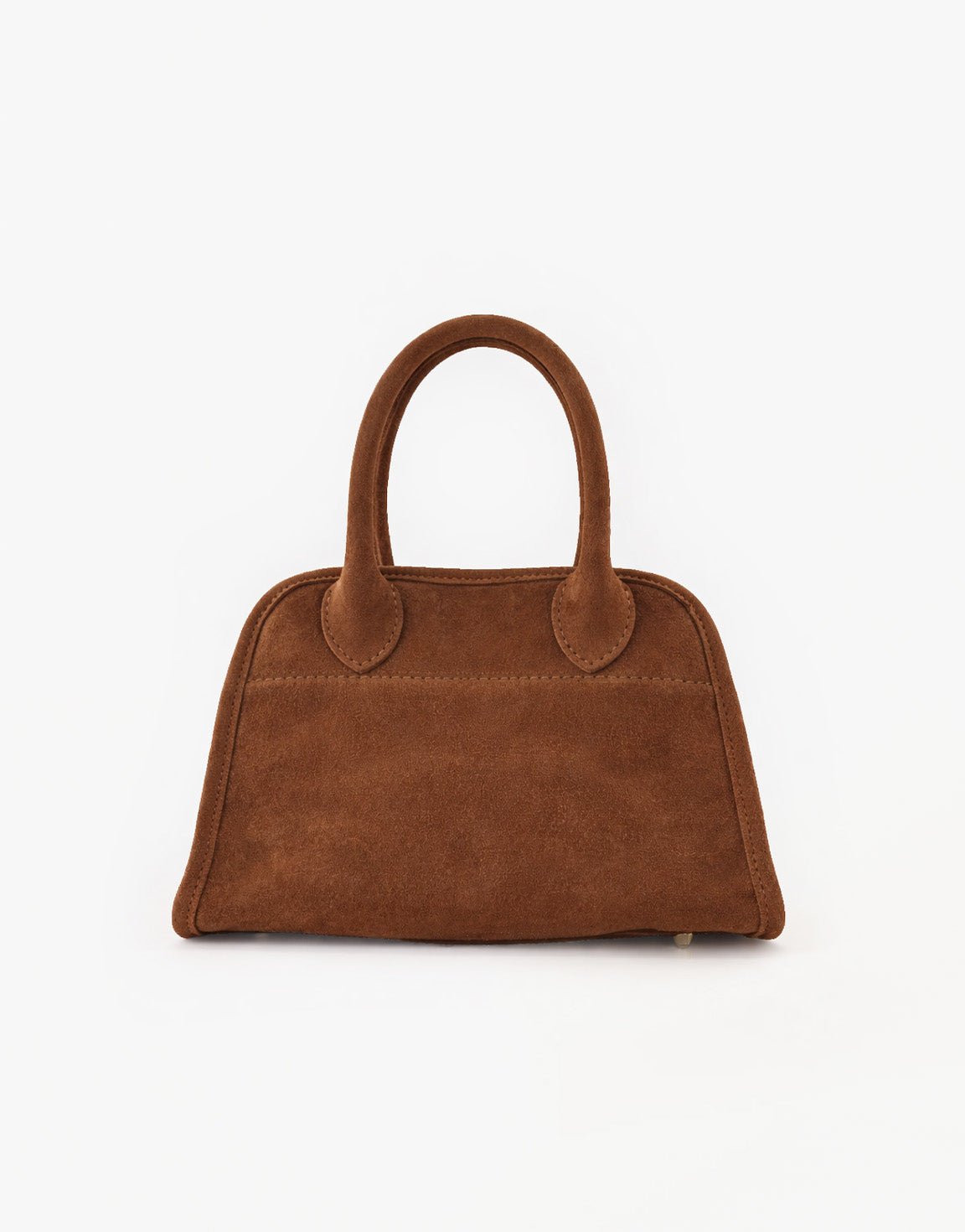 Bruine Suede - Handtas - Olivia & Kate