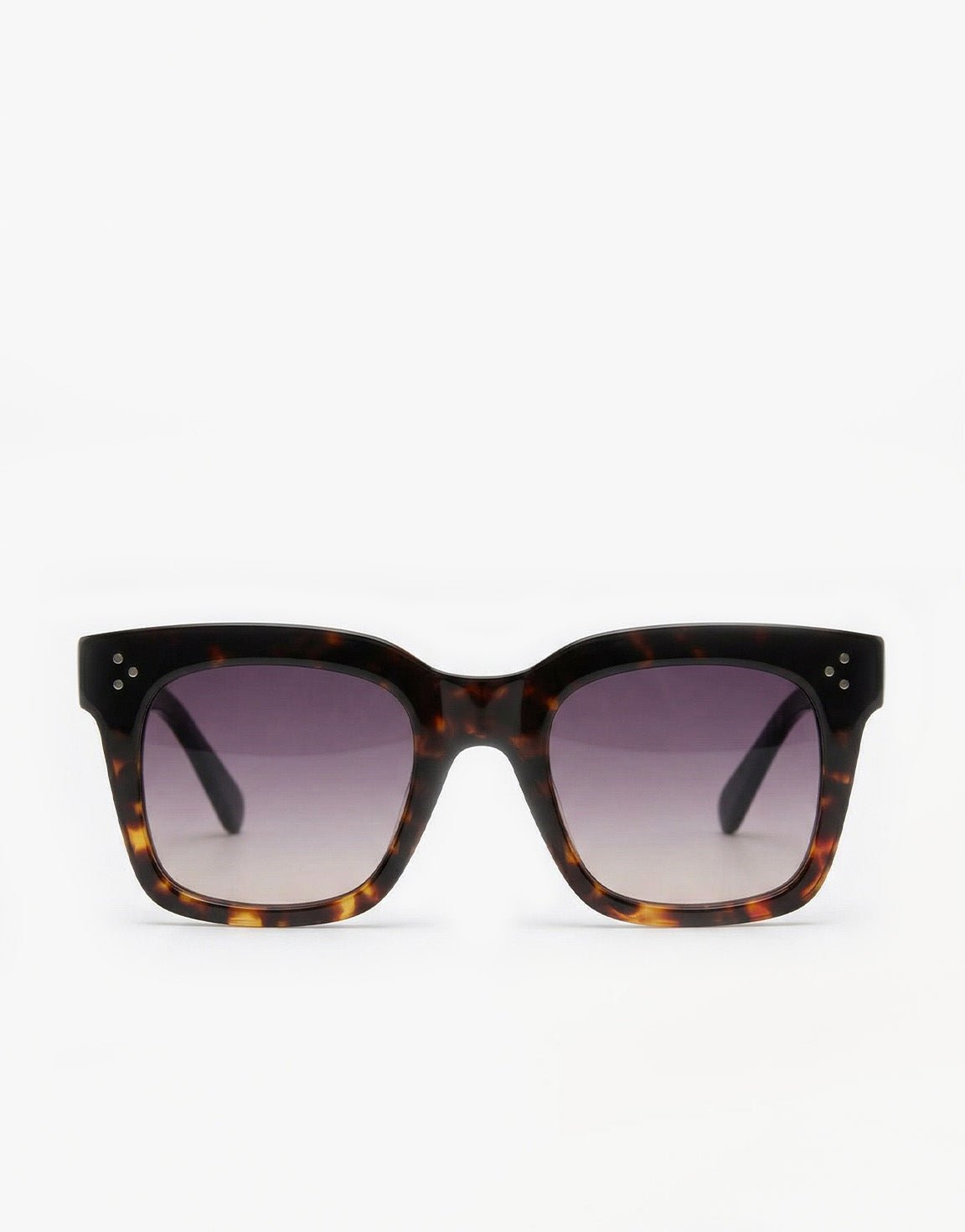 Bruine Vierkante Classic - Zonnebril - Olivia & Kate