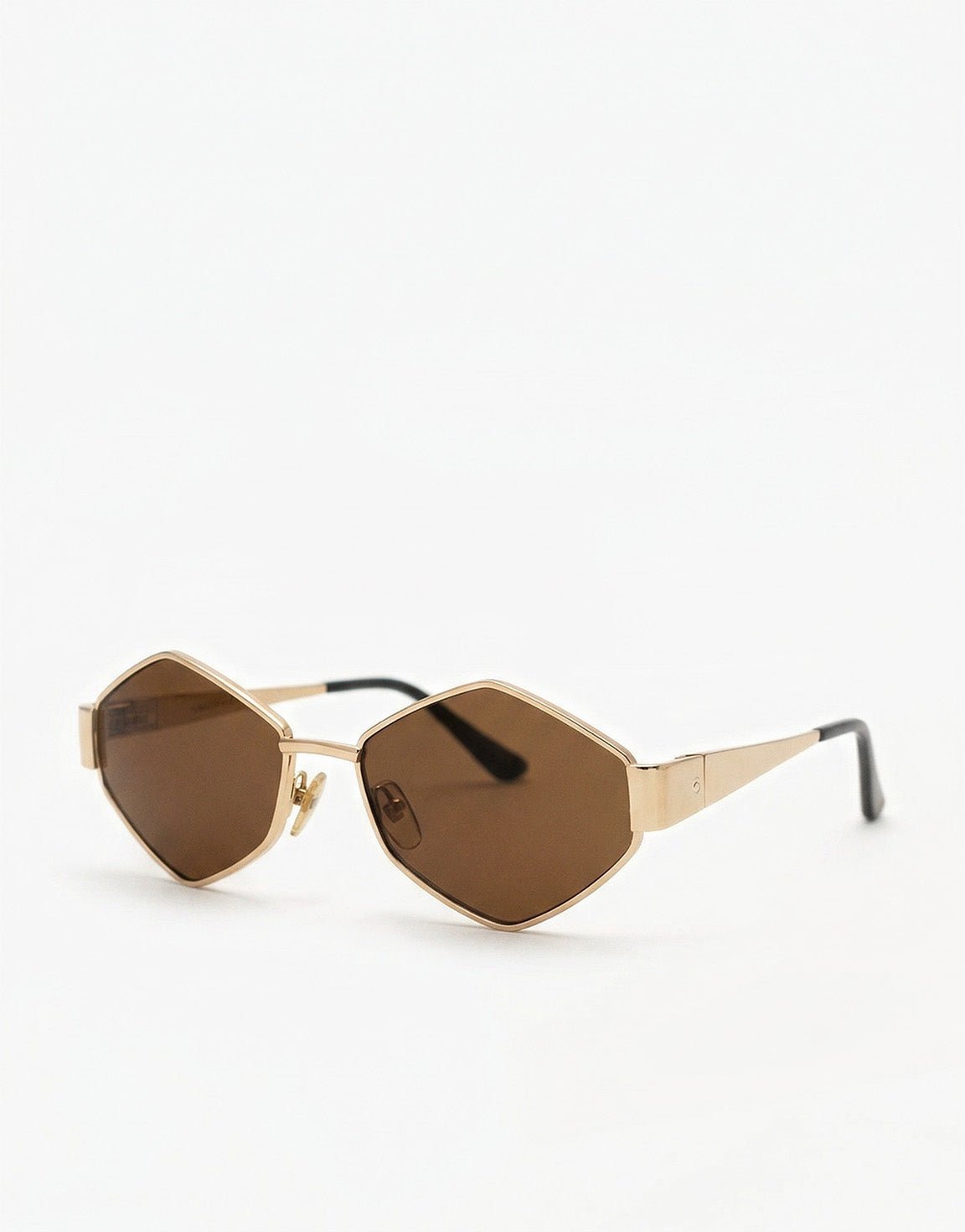 Bruine Vintage Glazen - Zonnebril - Olivia & Kate