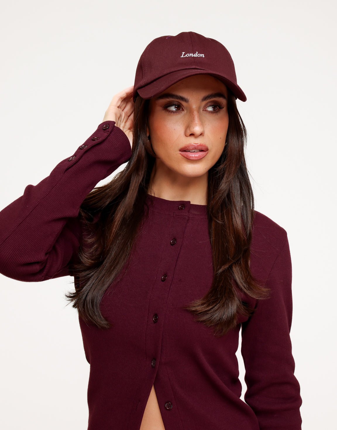 Burgundy London - Cap - Olivia & Kate