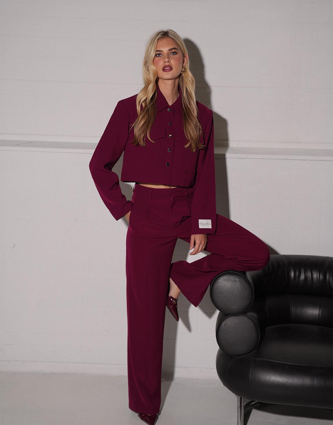 Burgundy Rode STUDIO - Set - Olivia & Kate