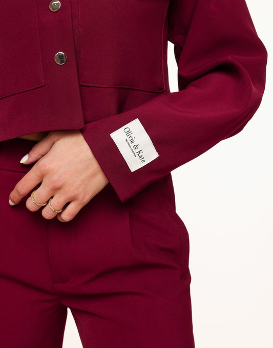 Burgundy Rode STUDIO - Set - Olivia & Kate