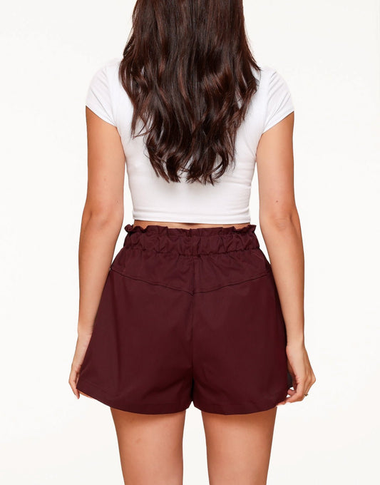 Burgundy Wijde - Short - Olivia & Kate