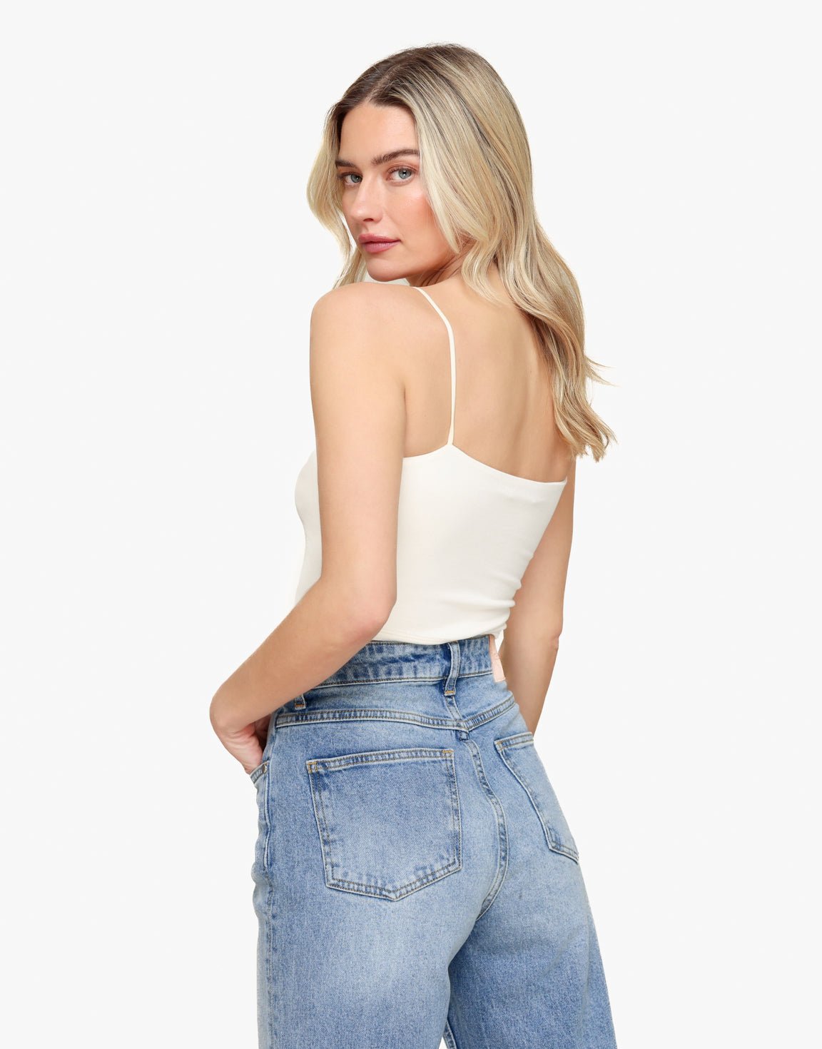 Cream Basic Bandeau - Top - Olivia & Kate