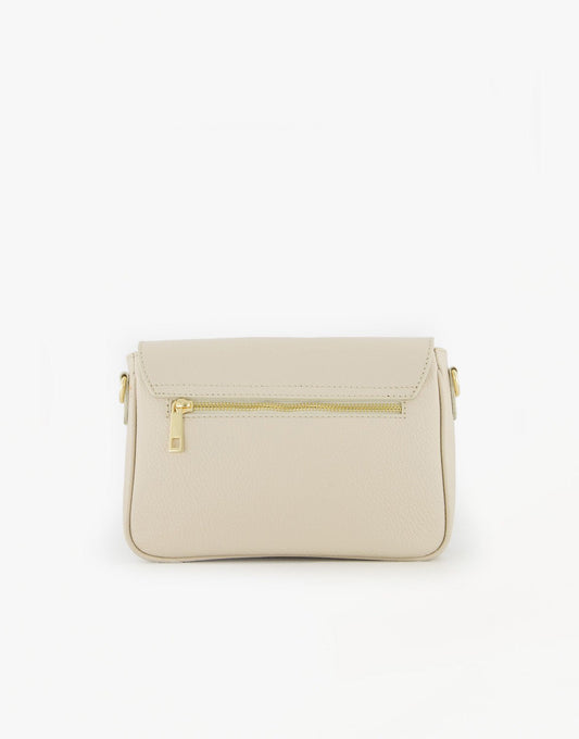 Creme Classic Leren - Tas - Olivia & Kate