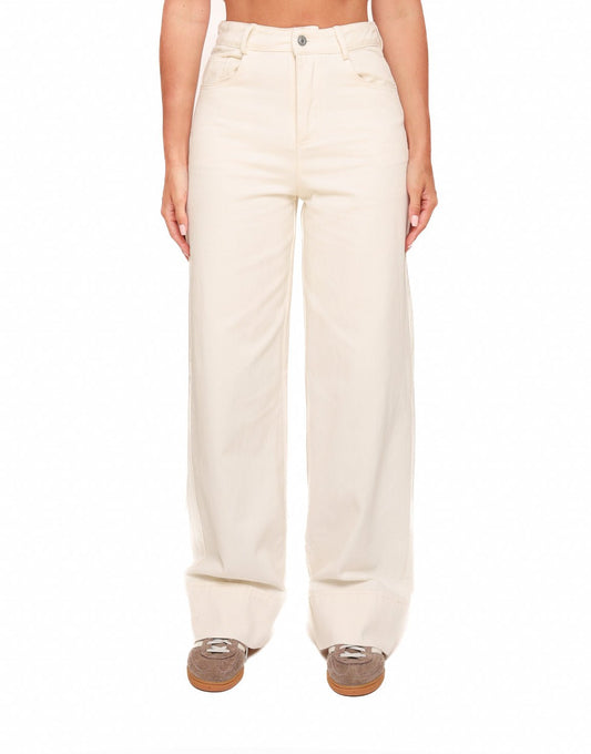 Creme Denim Strikjes - Set - Olivia & Kate