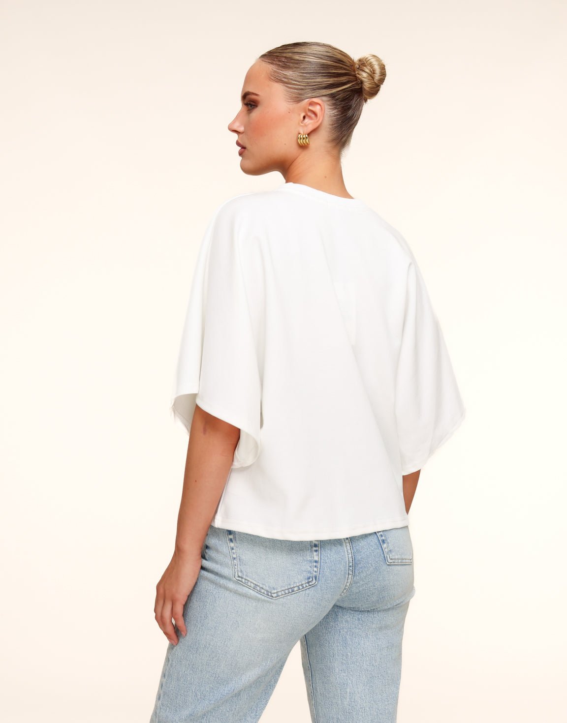 Creme Oversized SS - T-shirt - Olivia & Kate