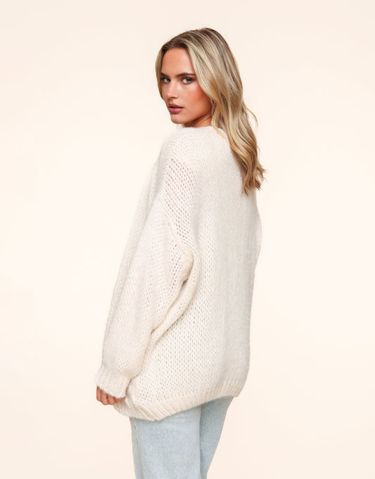 Creme Wollen - Vest - Olivia & Kate