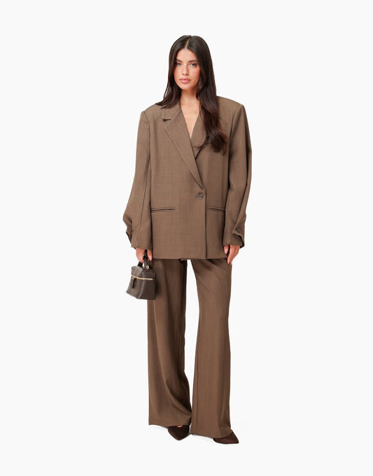 Donker Taupe Classic Oversized - Set - Olivia & Kate