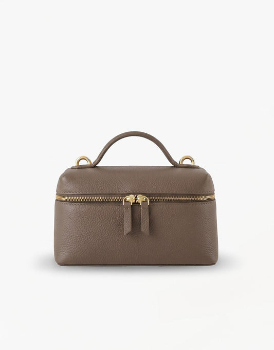 Donker Taupe Rechthoekige - Tas - Olivia & Kate