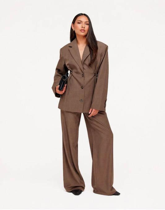 Donker Taupe Stevige Classic Detail - Set - Olivia & Kate