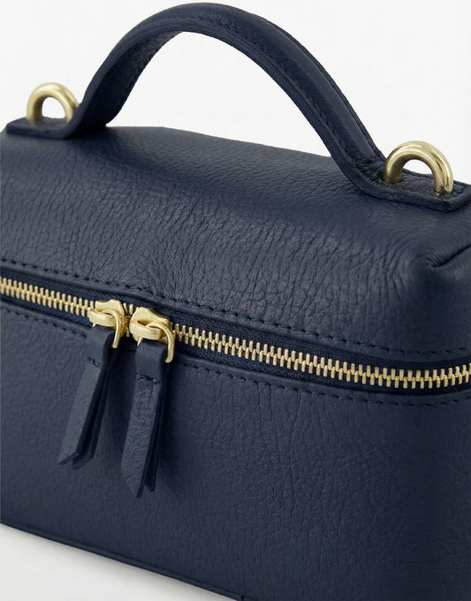 Donkerblauwe Rechthoekige - Tas - Olivia & Kate