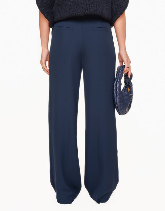Donkerblauwe Wijde - Pantalon - Olivia & Kate