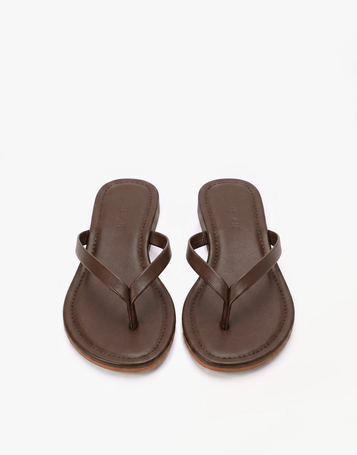 Donkerbruine Basic - Teenslippers - Olivia & Kate