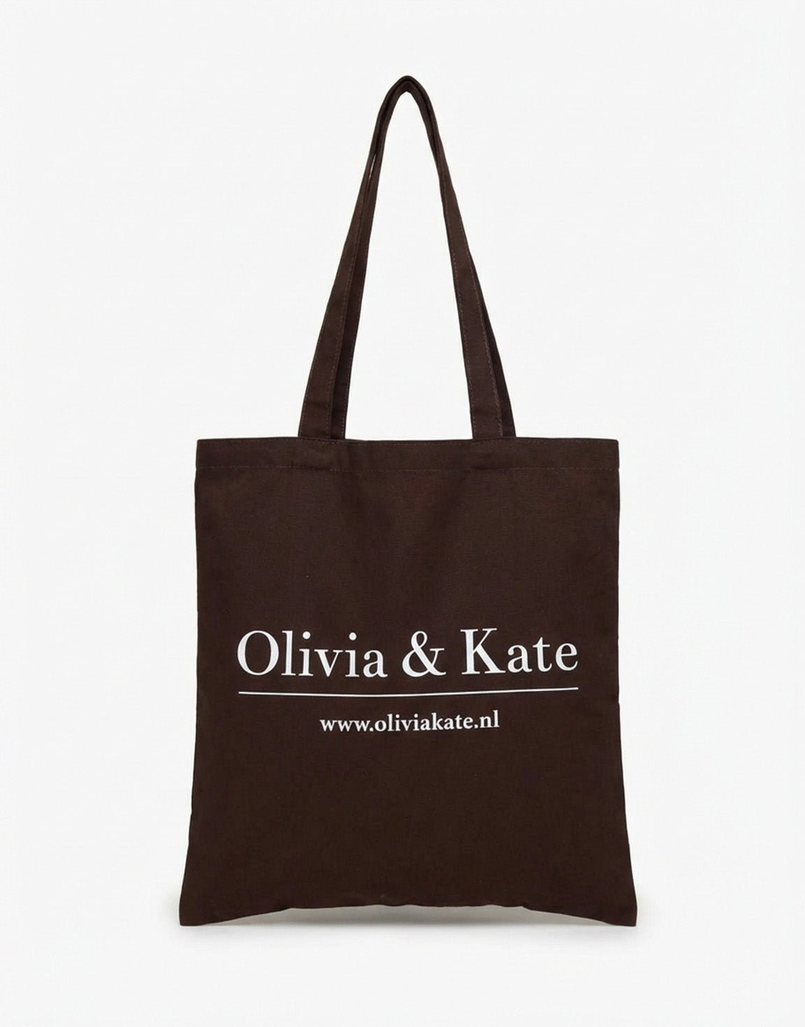 Donkerbruine Canvas - Tas - Olivia & Kate