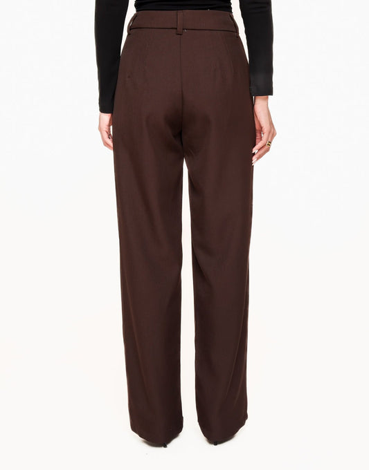 Donkerbruine Classic - Pantalon - Olivia & Kate