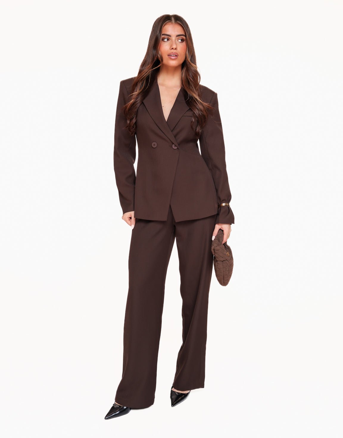 Donkerbruine Classic - Pantalon - Olivia & Kate